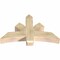 Ekena Millwork Davenport Rough Sawn Timber Gable Bracket, Douglas Fir, 48"W x 30"H x 6"D x 6"F, 15/12 Pitch GBW048X30X0606DAV00RDF - alternate 3